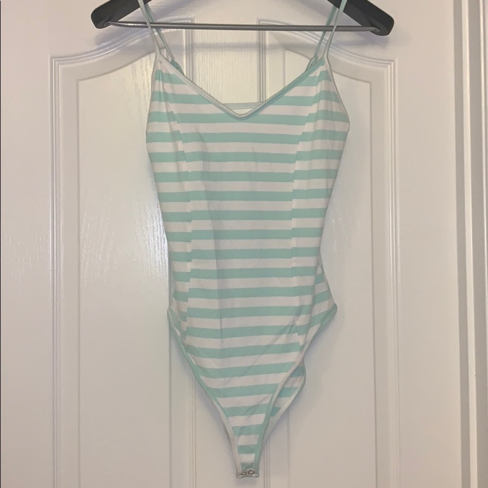 Primark Striped Strappy Bodysuit